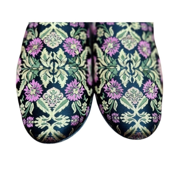 Lewit Brocade Smoking Slippers Flats Size EU 38/US 7.5 - Picture 5 of 14